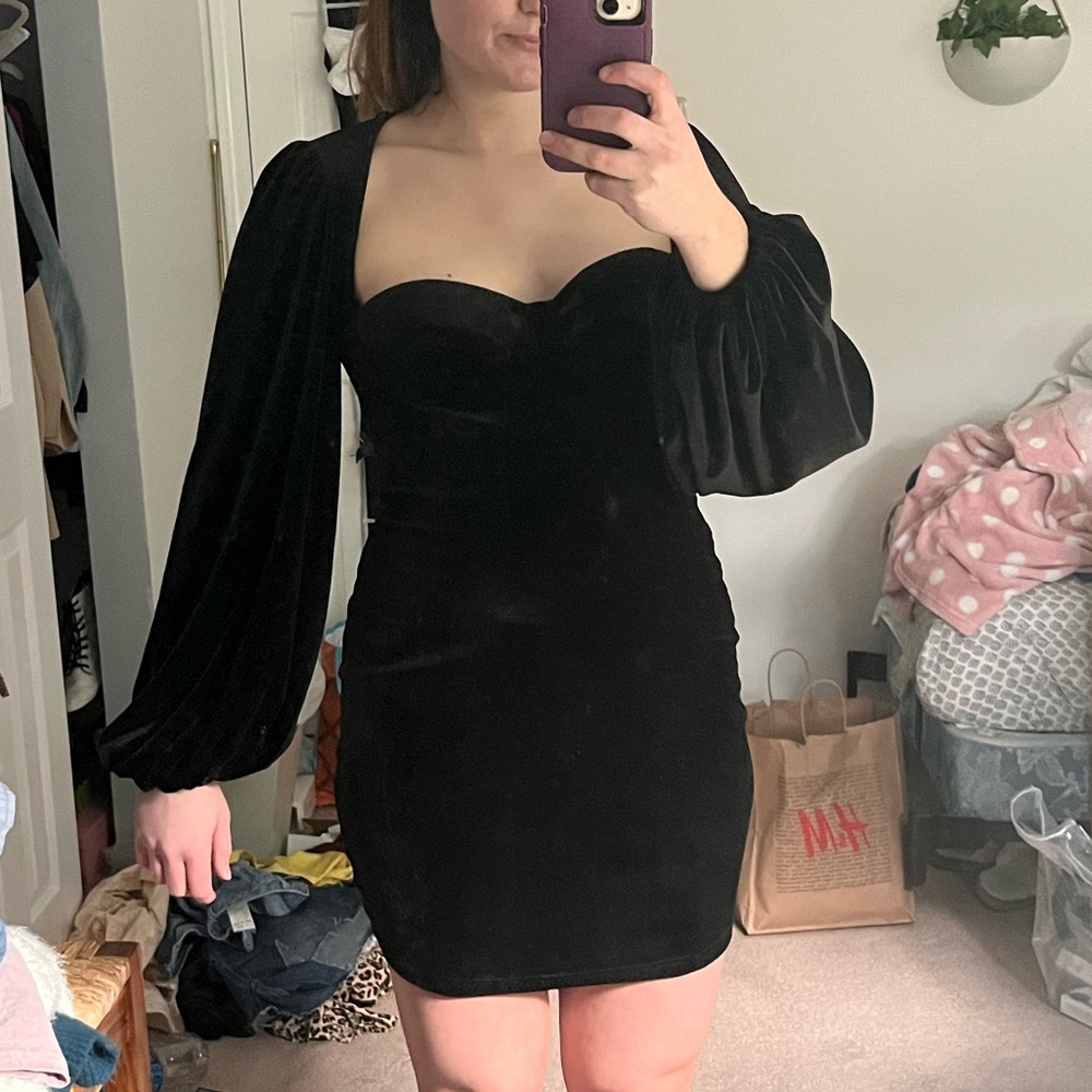 Black formal dress
